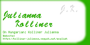 julianna kolliner business card